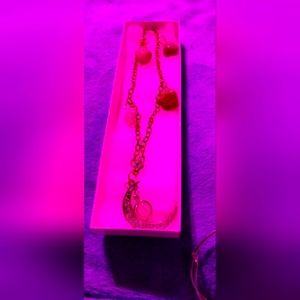 Handcrafted Glow in the dark moon pendant necklace